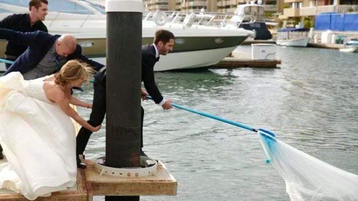 Смішний випадок на весіллі: фото