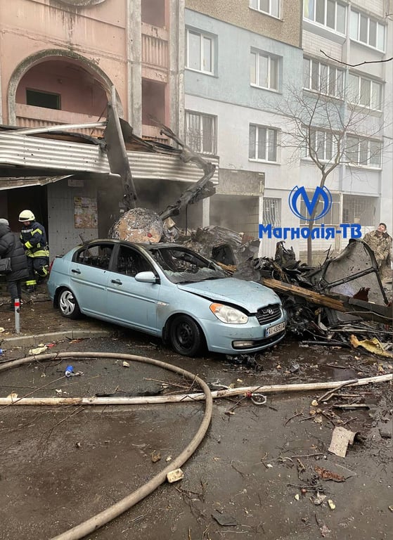 Падіння вертольота у Броварах