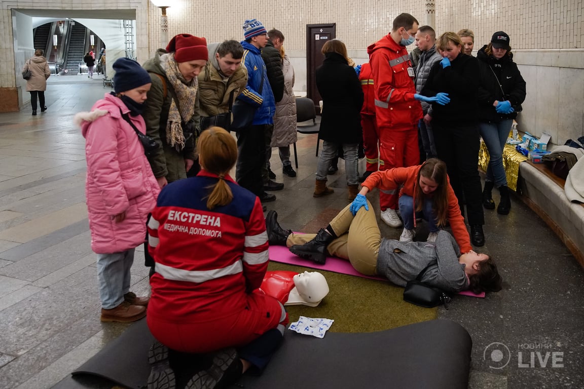Тренінг з домедичної допомоги в метро
