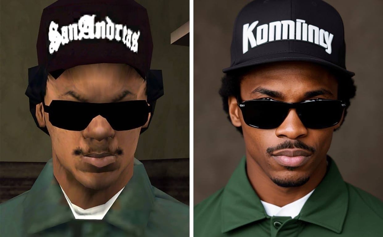 Нейромережа показала, як виглядали б в житті герої GTA: San Andreas