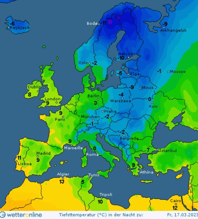 Погода 17 марта