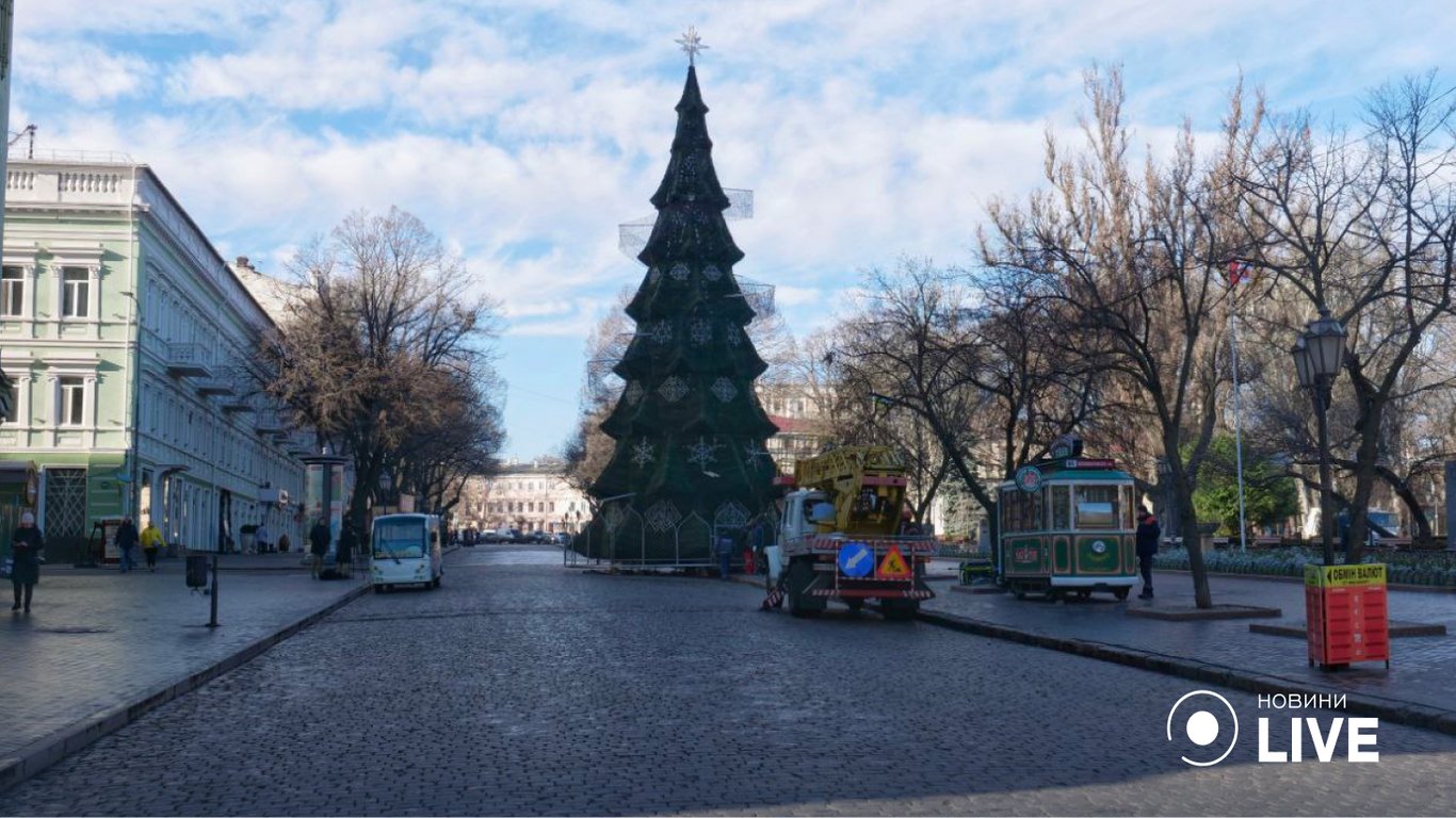 Новорічна ялинка в Одесі