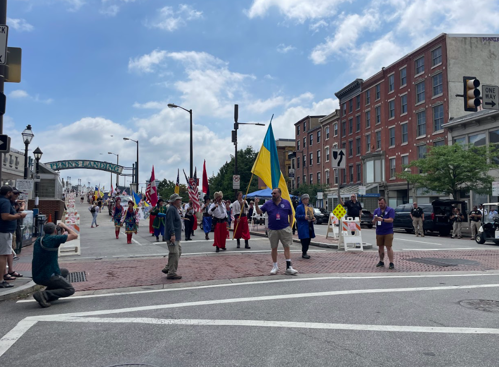 Українці відзначають День Незалежності США у Філадельфії, 4 липня 2023 року. Фото: Уляна Бойчук