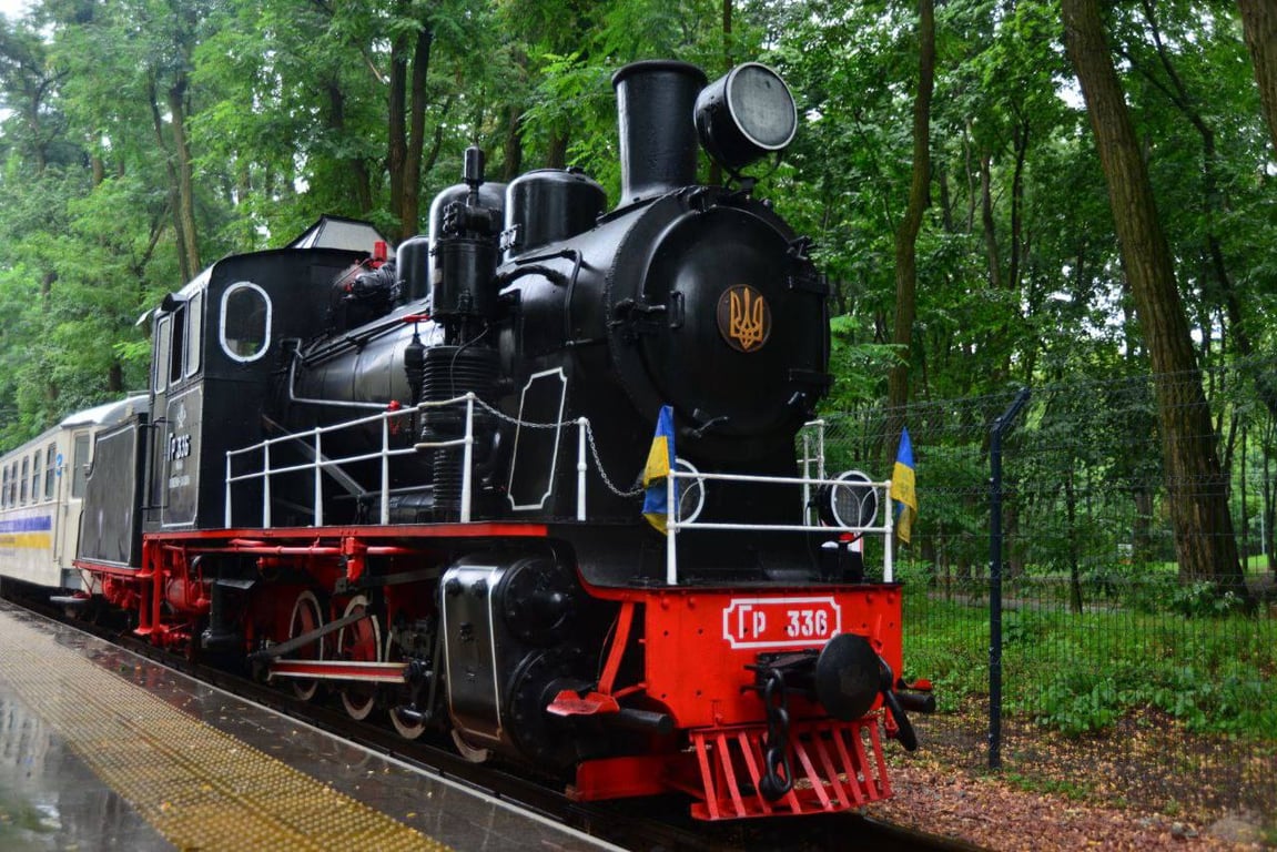 Ретро паровоз