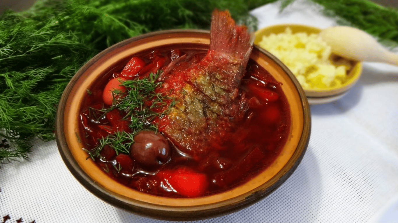 кубанский борщ с карасями. борщ атлантический. борщ с рыбой рецепт. кубанский борщ с карасями. рыбный борщ.