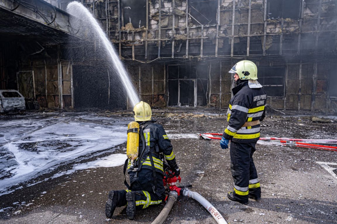 Пожар в Киеве