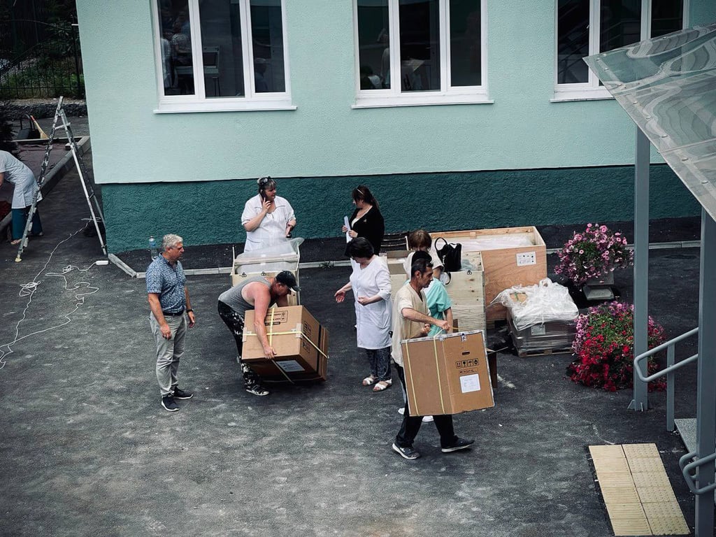 Приготовление больницы к открытию. Фото: Одесский городской совет