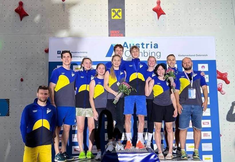 Збірна України зі скелелазіння. Фото: Одеська міська рада