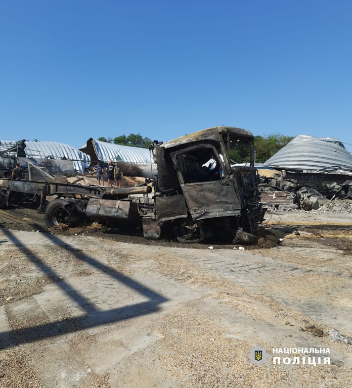 Поврежденная техника. Фото: ГУНП в Одесской области