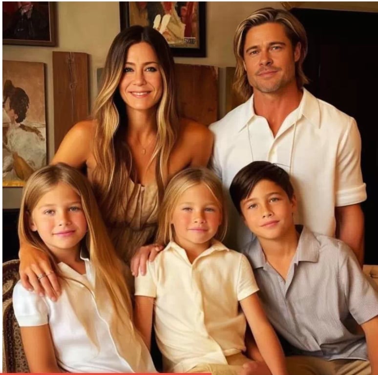 Штучний інтелект показав, який вигляд мали б діти Пітта та Еністон - фото 1