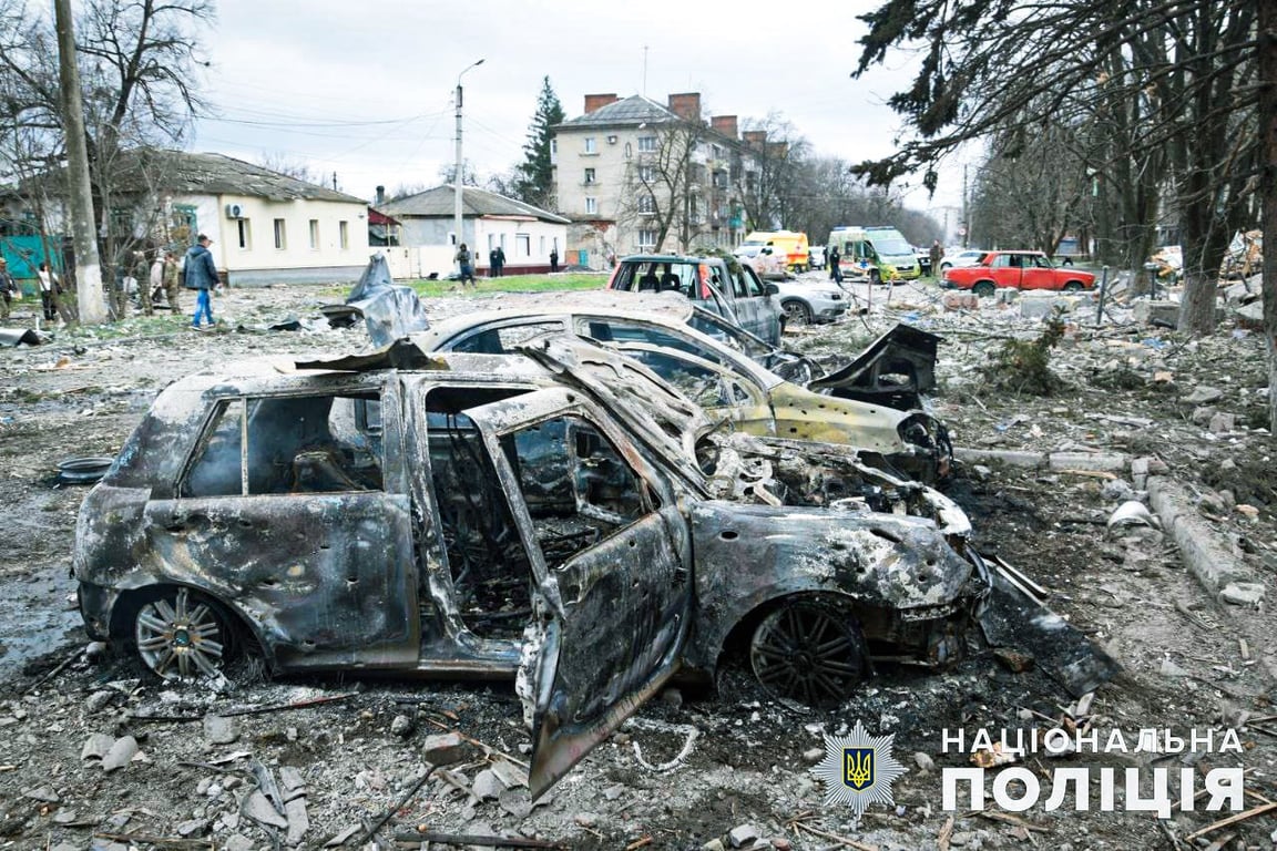 обстрел Славянская