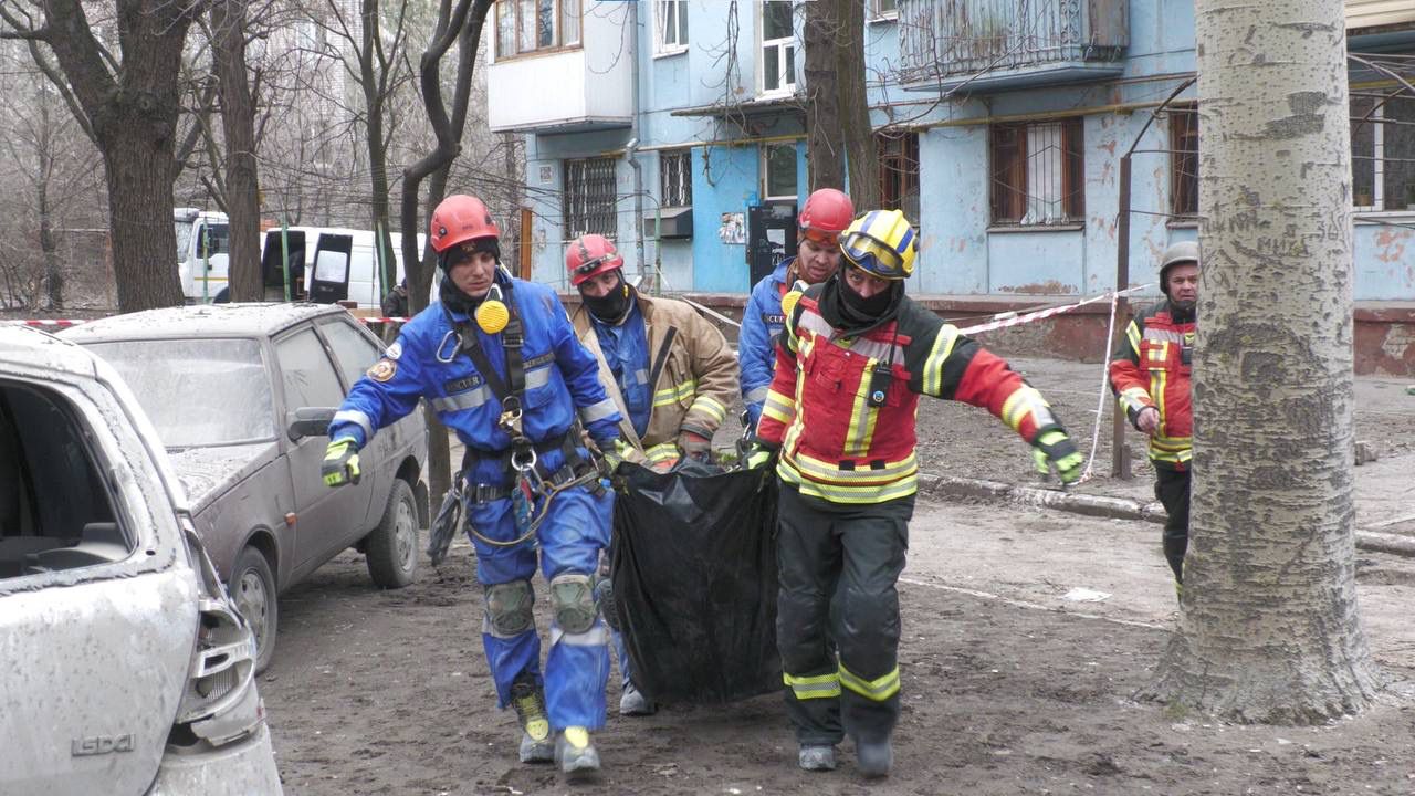 ракетный удар по Запорожью