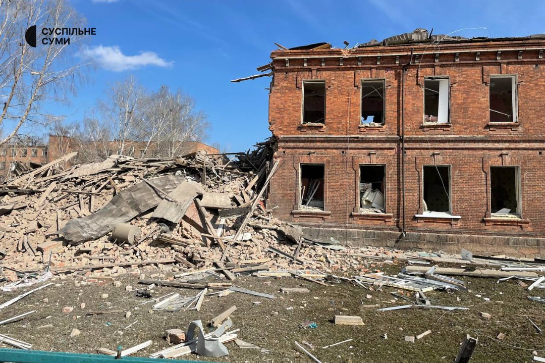 Обстрел Белополья 24 марта 2023