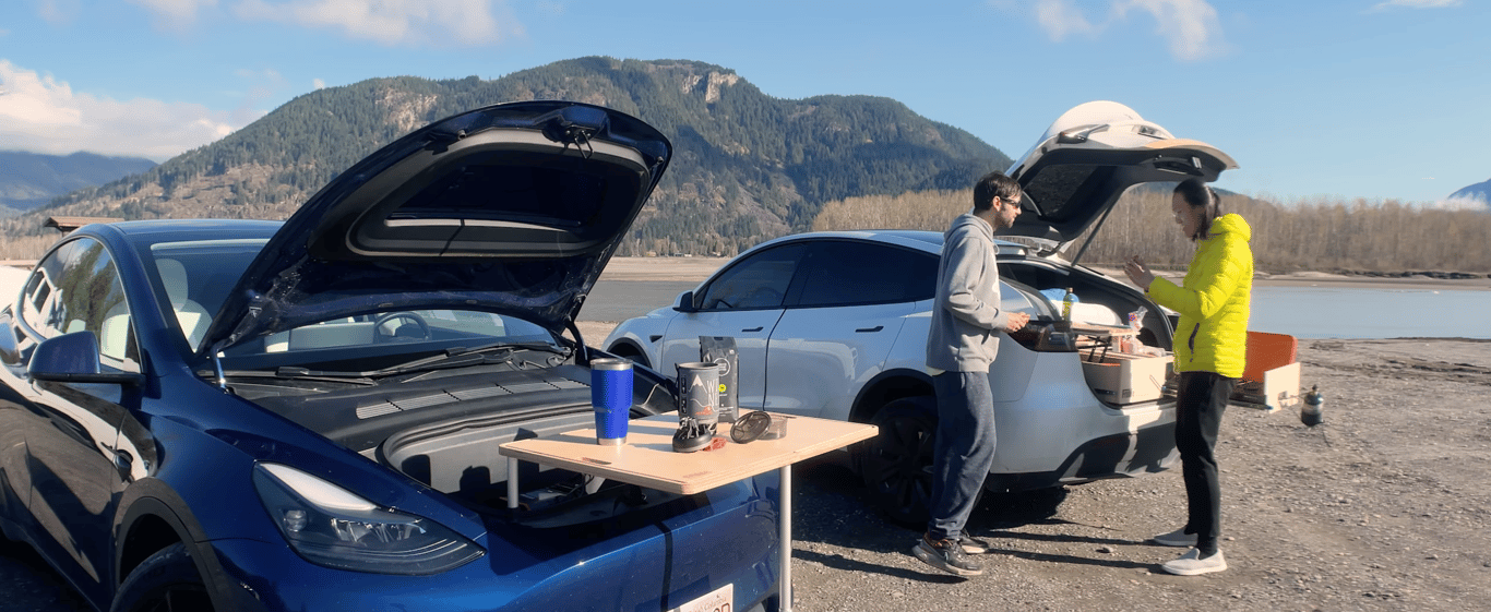 Как выглядят Tesla, идеально подходящие для кемпинга