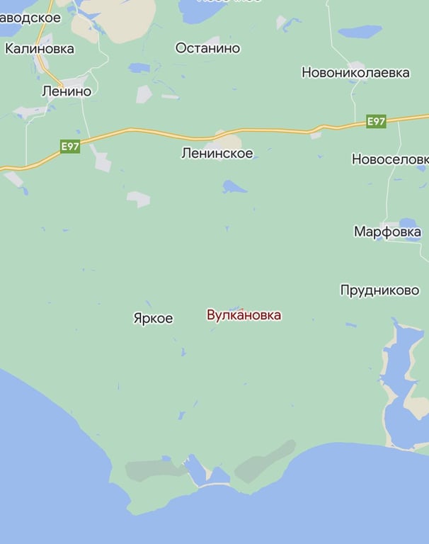 Карта розташування Вулканівки