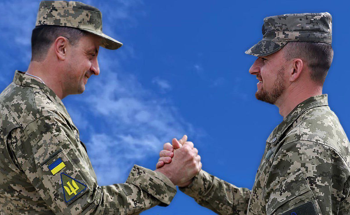 Олещук и украинский военный