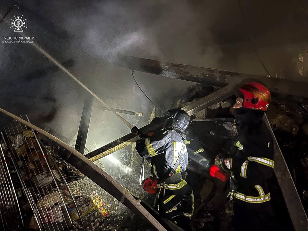 На місці влучань російських ракет