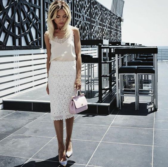 Кружевная юбка