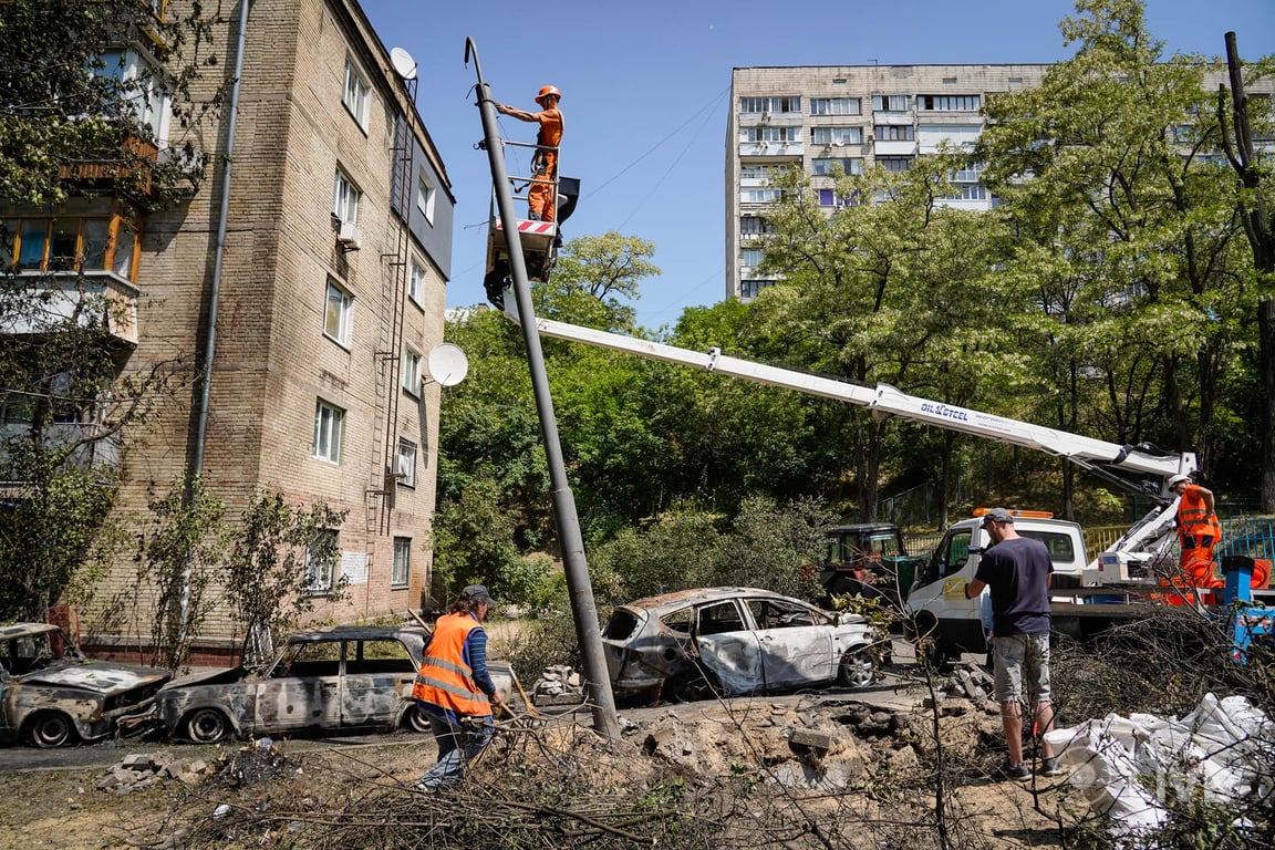 Наслідки атаки дроними Київ 30 травня Бастионна