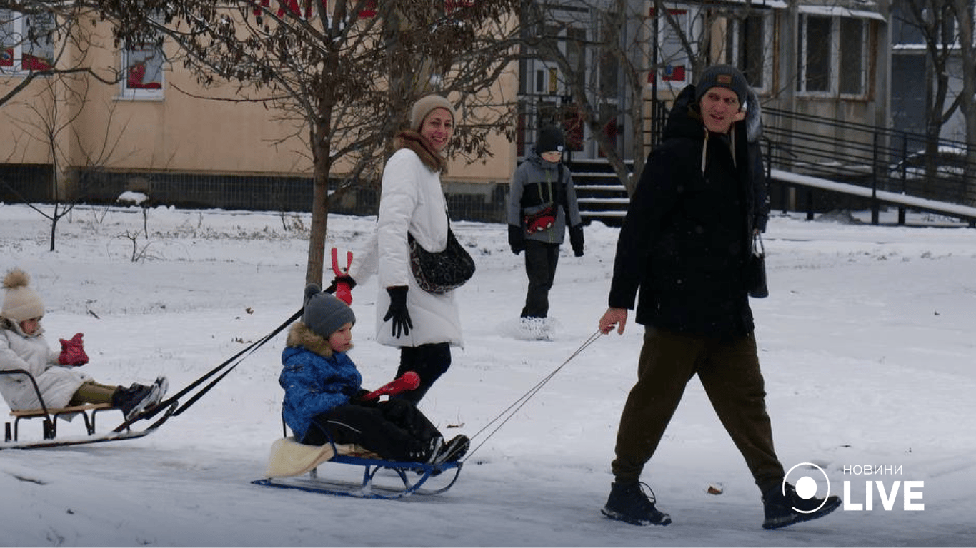 Сніг в Одесі