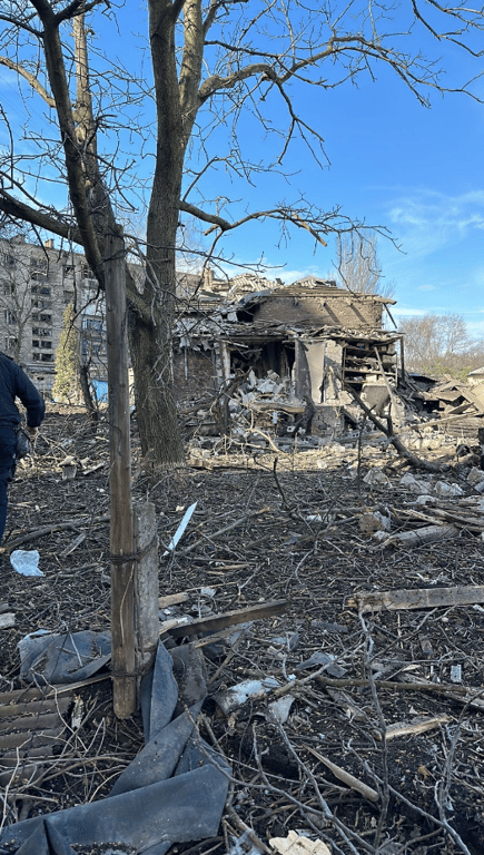 Обстріл Костянтинівки 2 квітня 2023