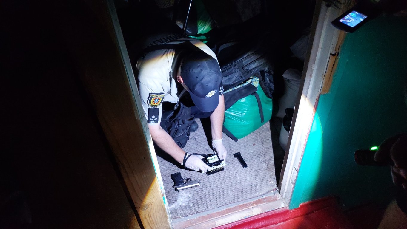 Слідчі дії на місці злочину. Фото: ГУНП в Одеській області