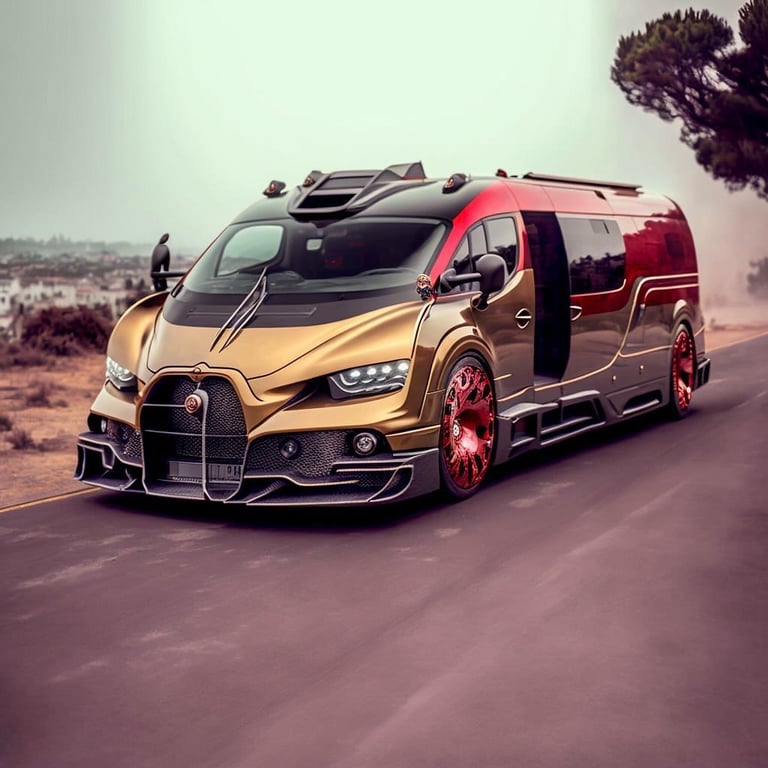 Как бы грузовики делали Bugatti: футуристические машины