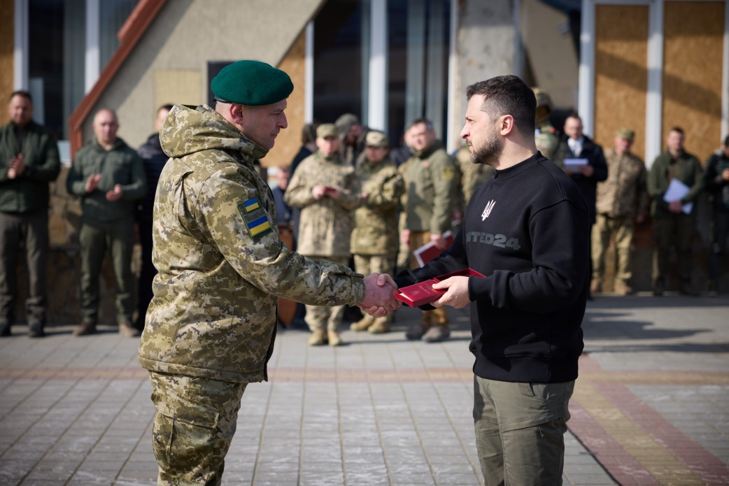 Владимир Зеленский в Сумской области