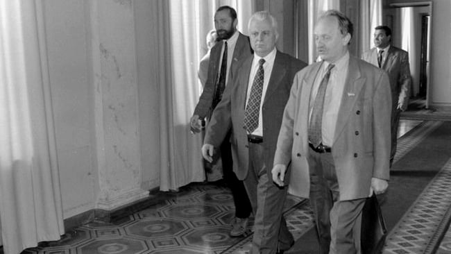 Leonid Kravchuk dhe Vyacheslav Chernovol