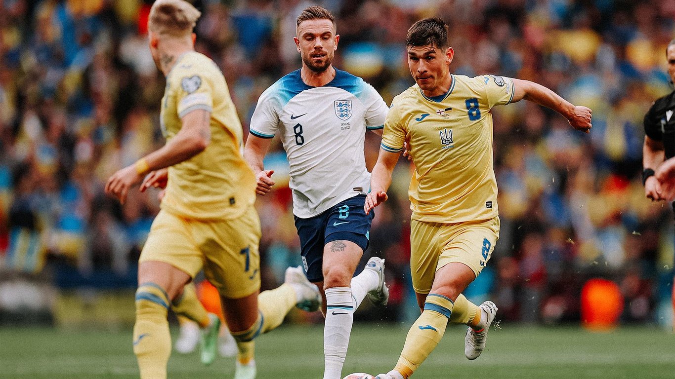 Збірна України програла Англії