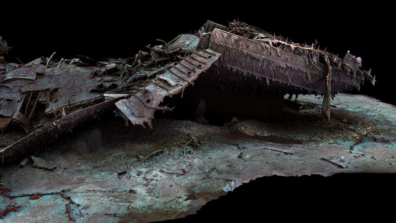 Вчені уперше представили повнорозмірну 3D-модель затонулого Титаніка