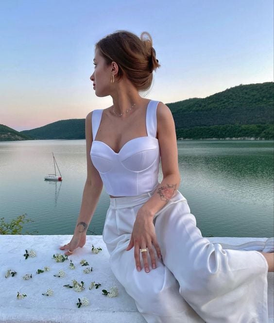 Корсетный топ