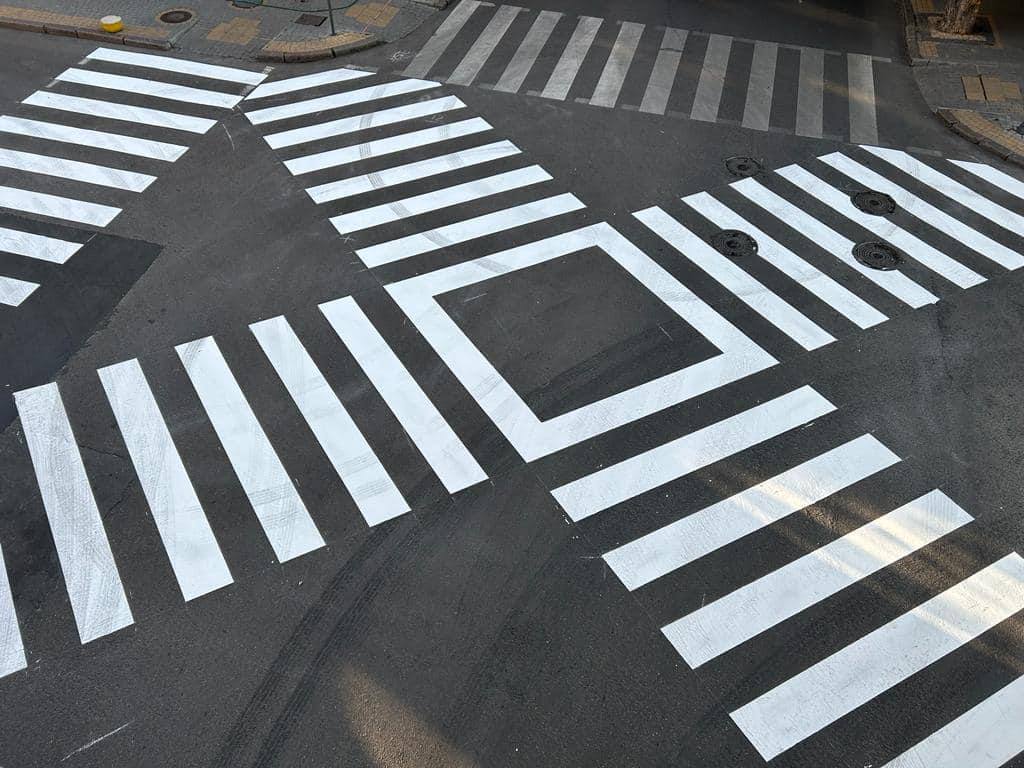 Діагональний пішохідний перехід. Фото: Одеська міська рада