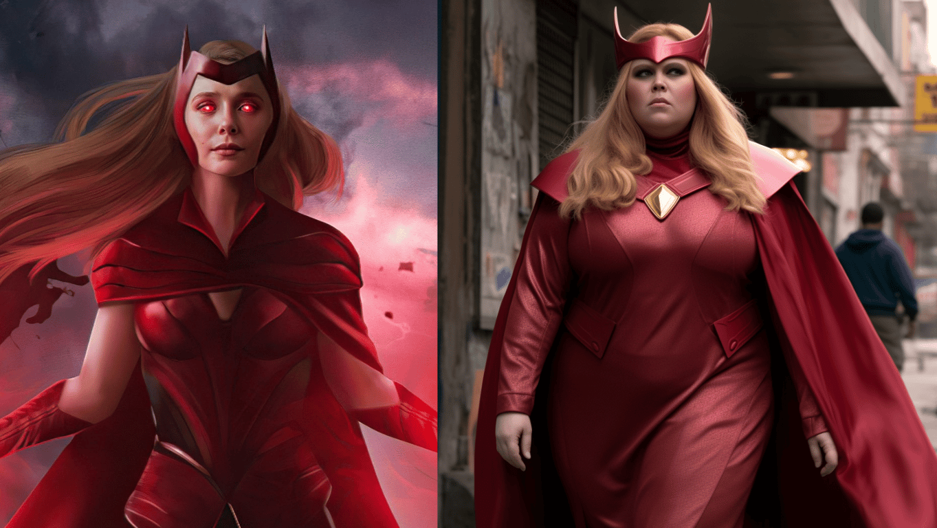 Штучний інтелект уявив Багряну Відму з зайвою вагою: фото