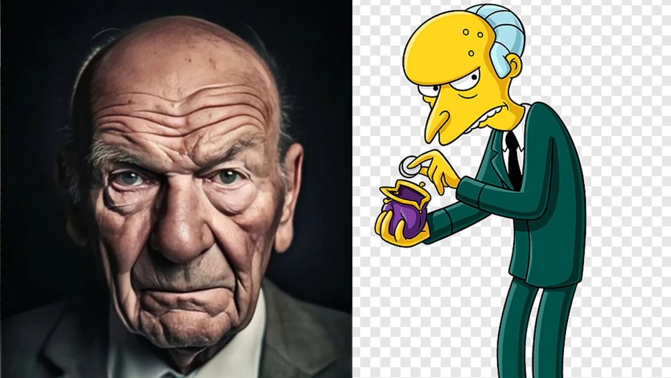 Штучний інтелект зробив персонажів Сімпсонів реальними людьми