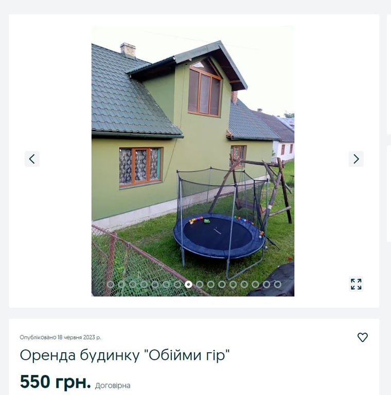 Будинки в Карпатах 2023