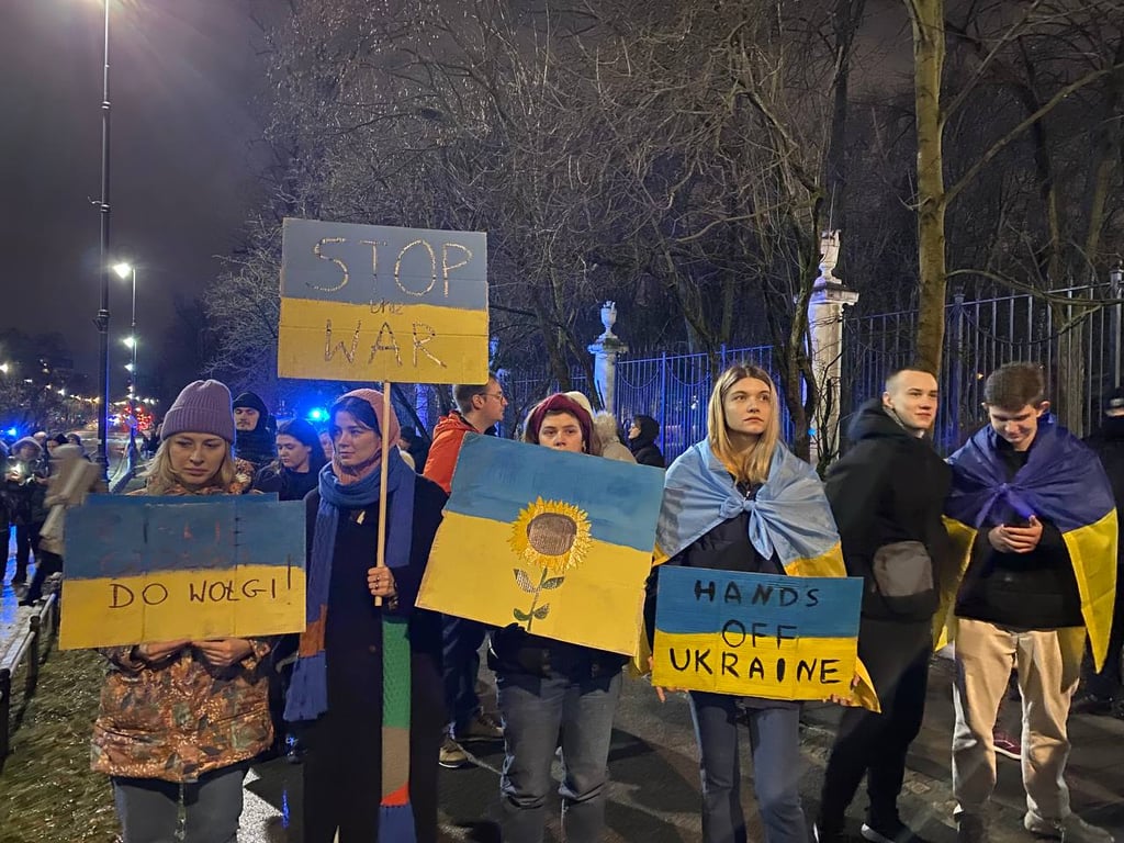 Марш солідарності з Україною у Варшаві