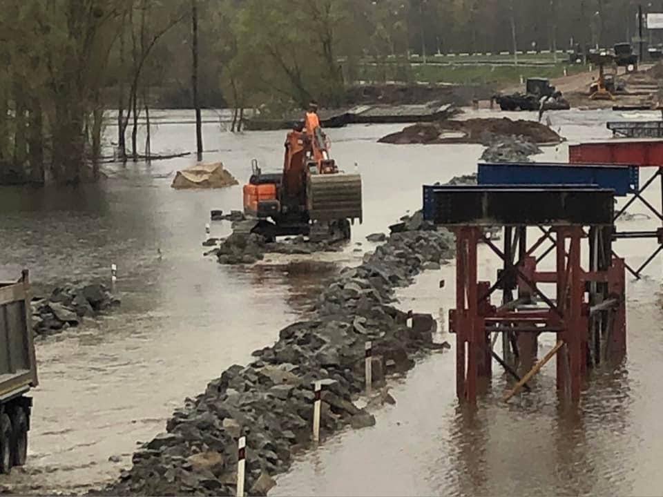 Ликвидация затоплен в Киевской области