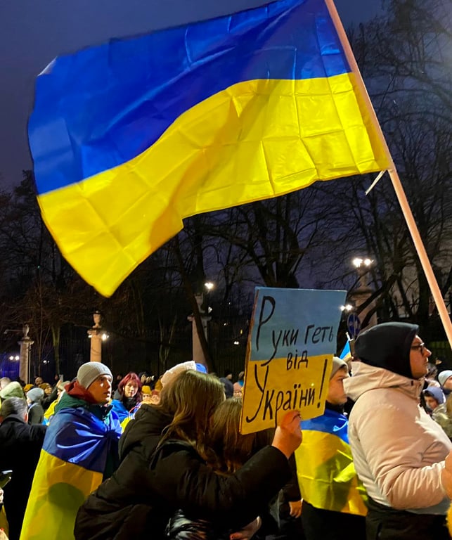 Марш солідарності з Україною у Варшаві