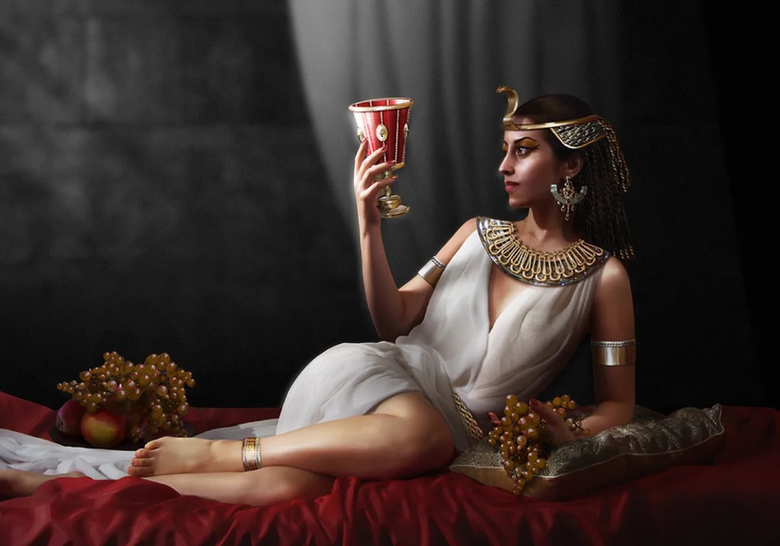 Как Клеопатра основала собственный клуб для пьяных вечеринок