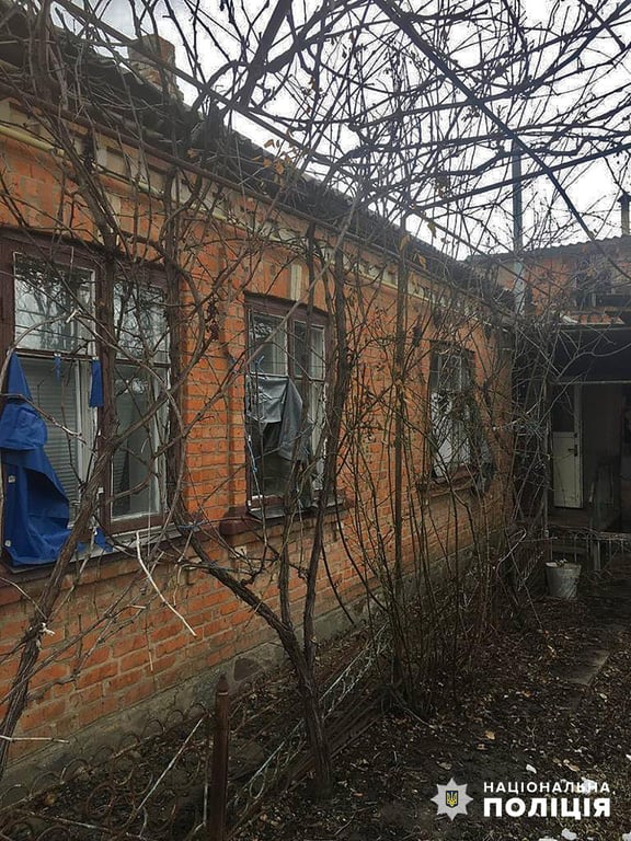 Последствия обстрела Запорожской области