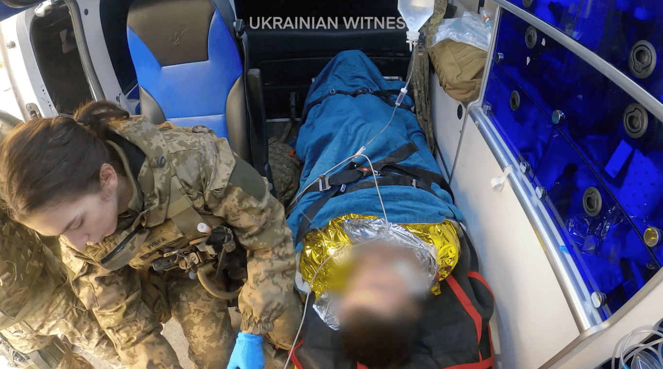 Эвакуация раненых на Бахмутском направлении