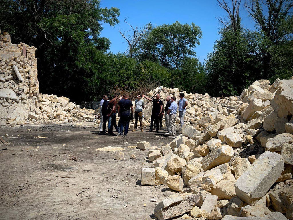 Разрушено имение Гавсевича. Фото: Одесский городской совет