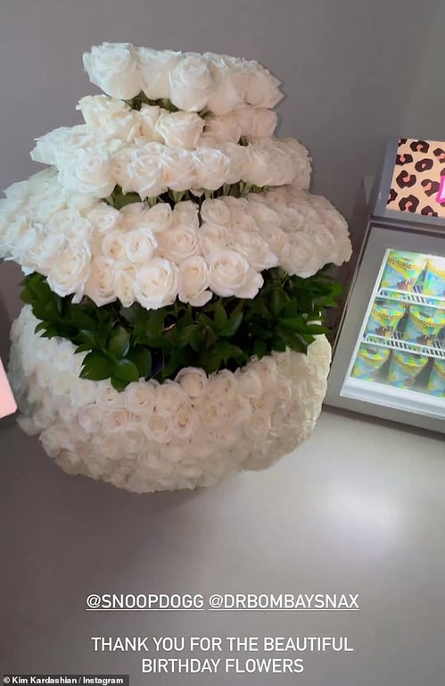 Кім Кардаш’ян отримала подарунок від репера. Фото: instagram.com/kimkardashian/?hl=ru