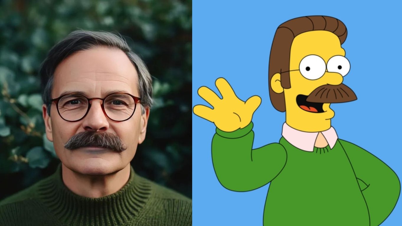 Як виглядає персонаж Сімпсонів у реальному житті