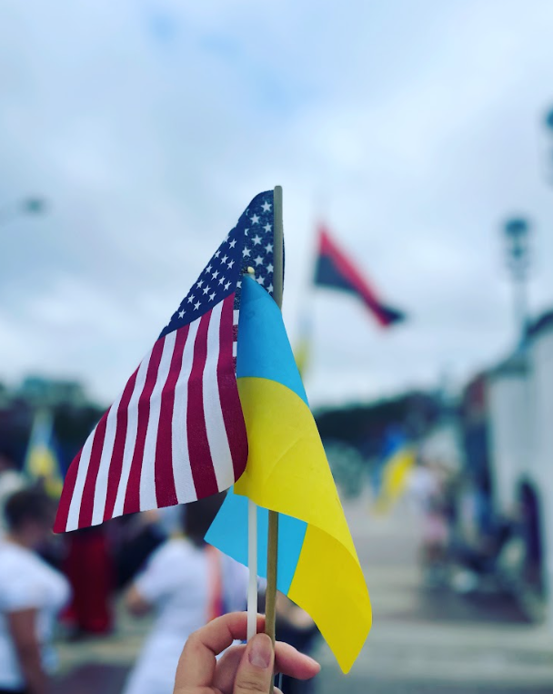 Українці відзначають День Незалежності США у Філадельфії, 4 липня 2023 року. Фото: Уляна Бойчук