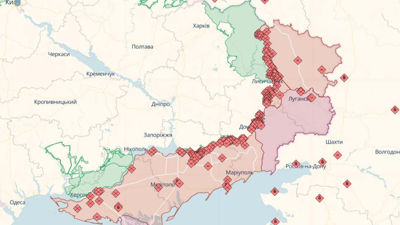 Карта боевых действи�� в Украине онлайн сегодня, 04.09.2023: DeepState,Liveuamap, ISW
