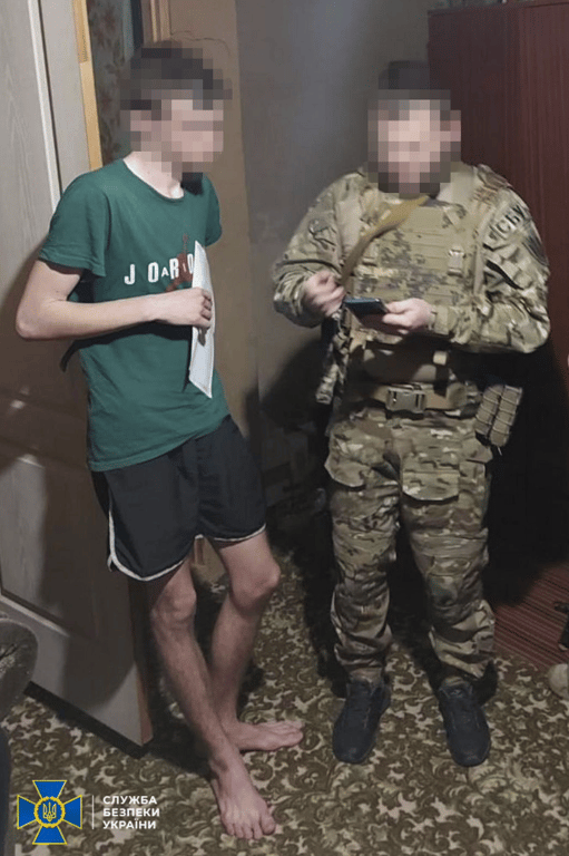 задержание российского информатора в Харьковской области