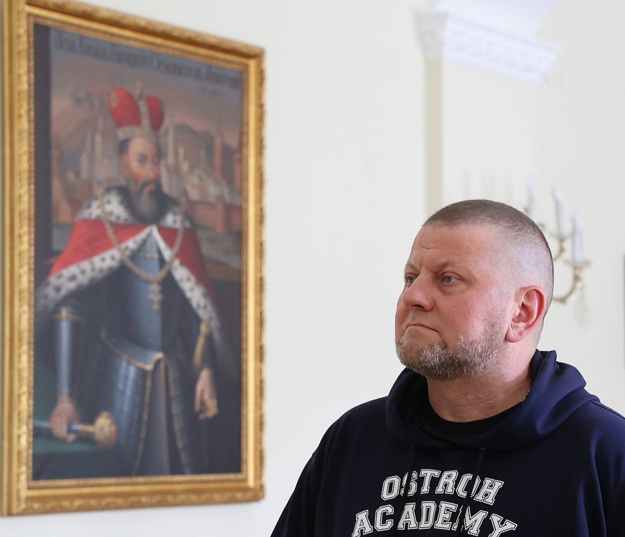 Валерій Залужний під час візиту у Львів. Фото: Андрій Садовий