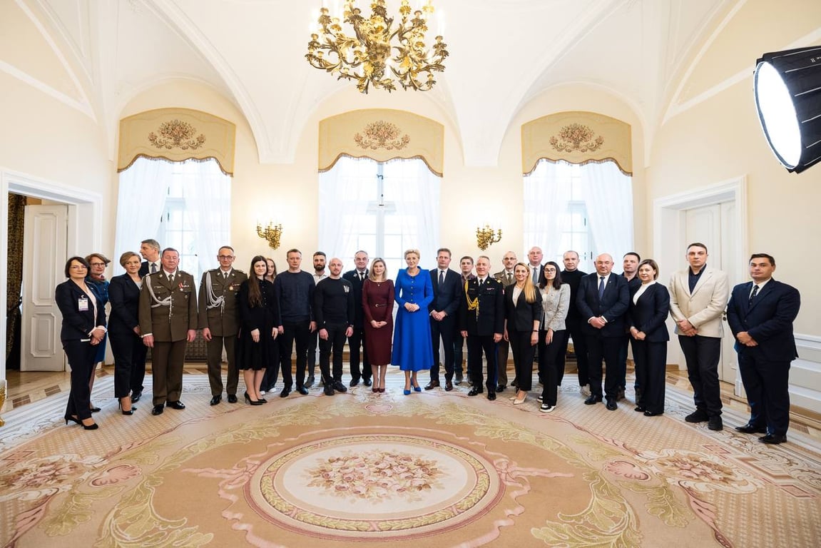 Зеленская в Польше